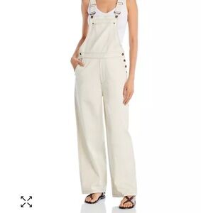 NEW WITH TAG! Aqua & Kristopher Brock limited edition canvas overalls